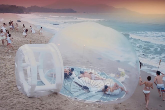浈江充气球形帐篷